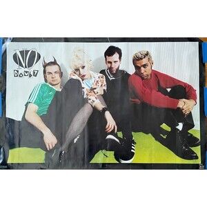Vintage 90s No Doubt Poster 1990s Retro 34 x 22 Funky Enterprises Inc 1996